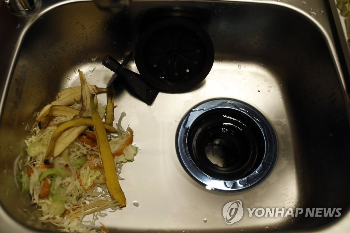 주방용 음식물 분쇄기. 연합뉴스