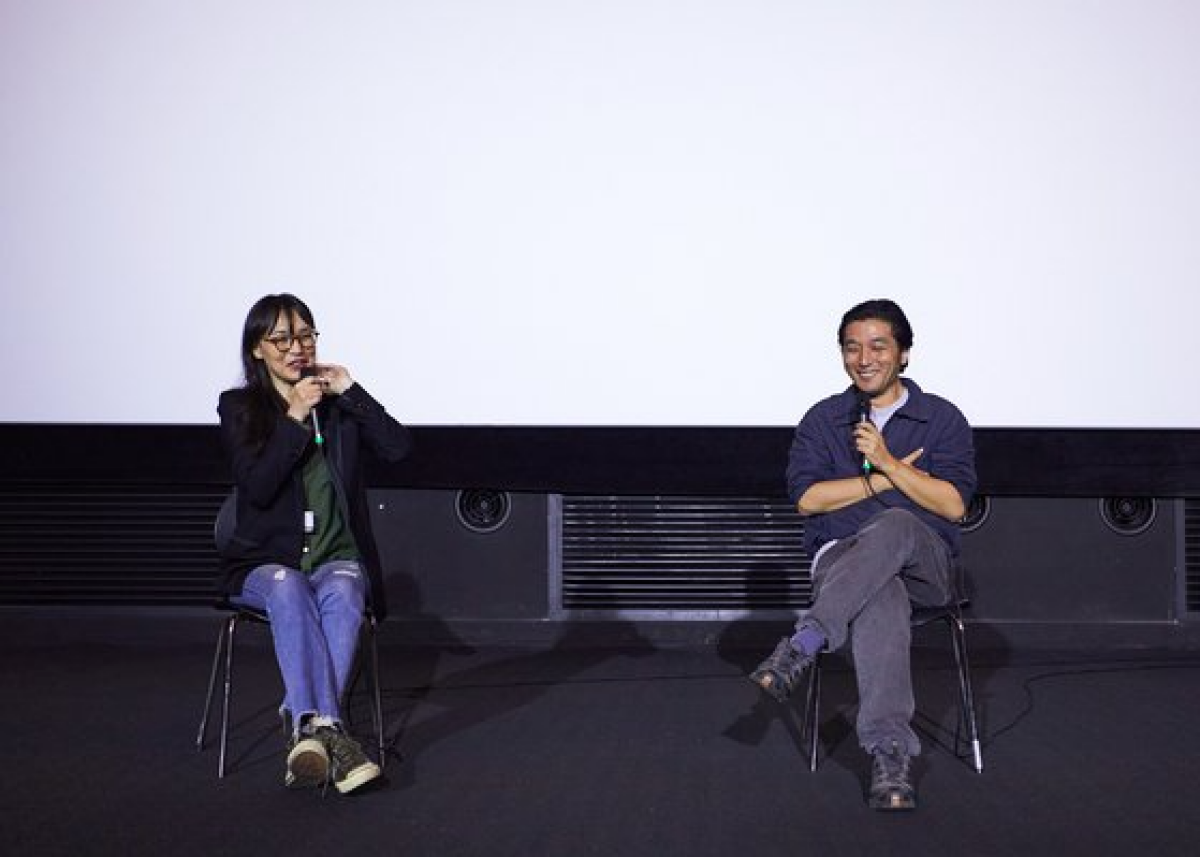 정윤석 감독은 영화 '진리에게'가 "주인공 진리의 영화이기도 하지만, 그를 그리워하는 이 땅의 수많은 진리들을 위한 영화"라고 말했다. 사진 부산국제영화제