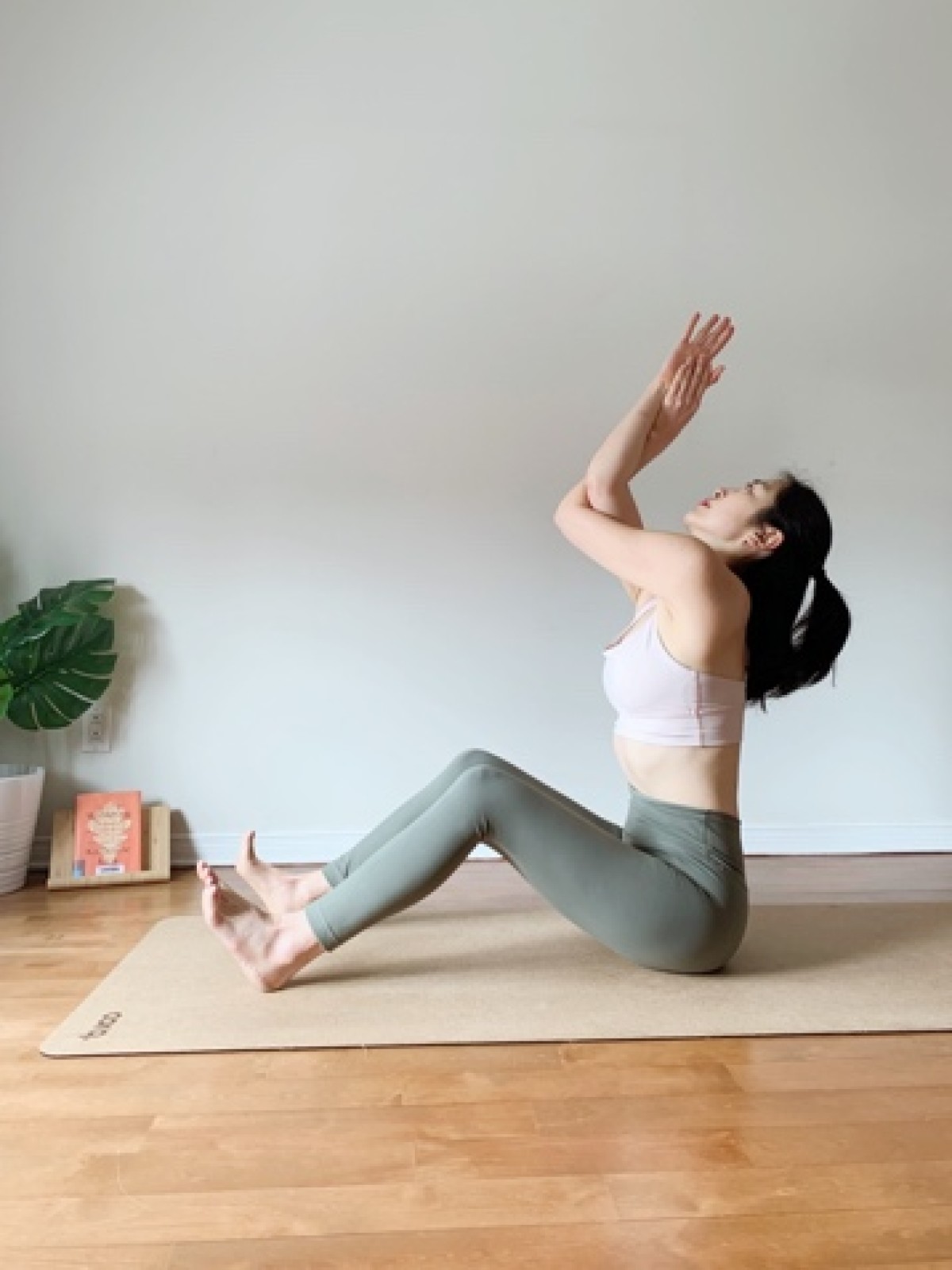 A person doing yoga  Description automatically generated with low confidence
